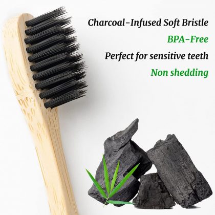 Nuduko Bamboo Toothbrush – 2 Pack