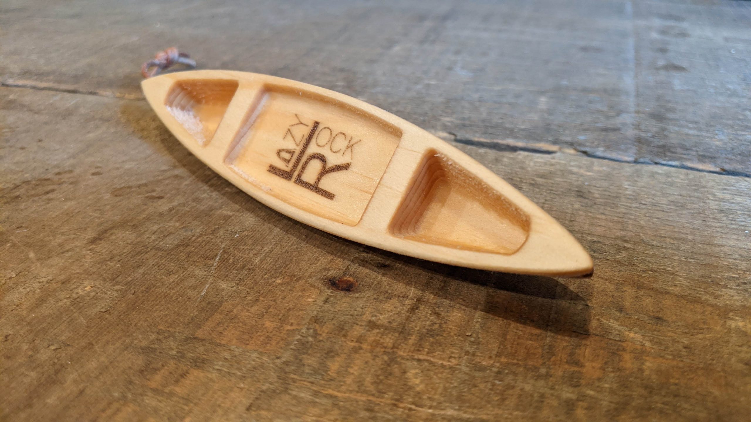 Tiny Canoe Keychain