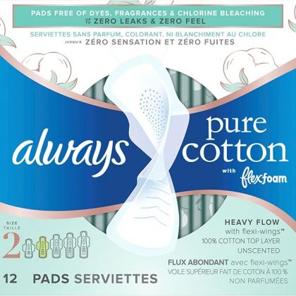 Always Pure Cotton Pads