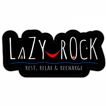 Die Cut Lazy Rock Stickers