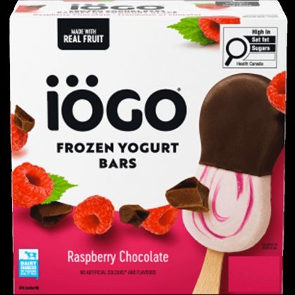 iOGO Frozen Yogurt Bars - Raspberry Chocolate