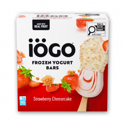 iÖGO® Frozen Yogurt Bars Strawberry Cheesecake