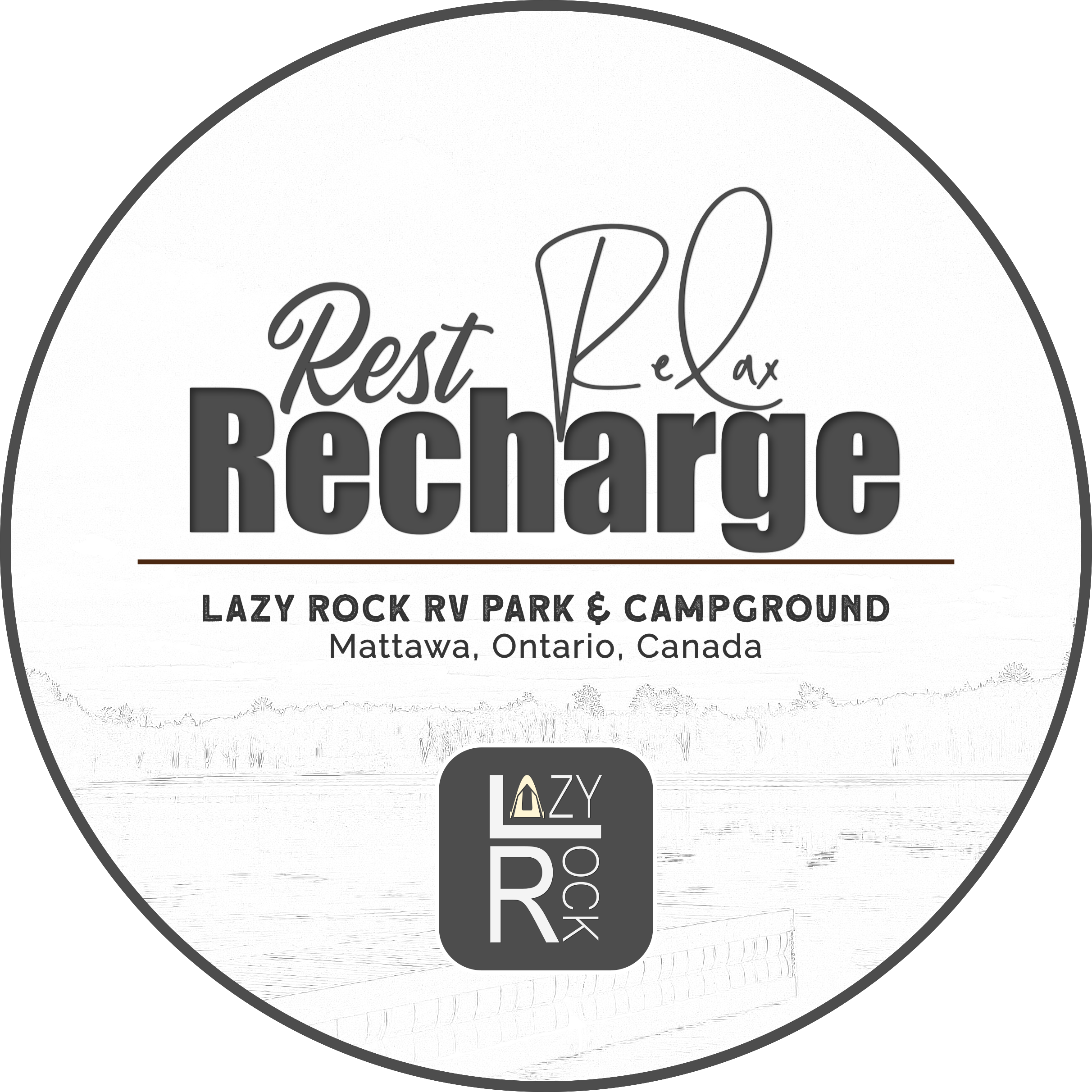 Black & White Bumper Sticker