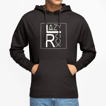 Lazy Rock OG Logo Black Hoodie