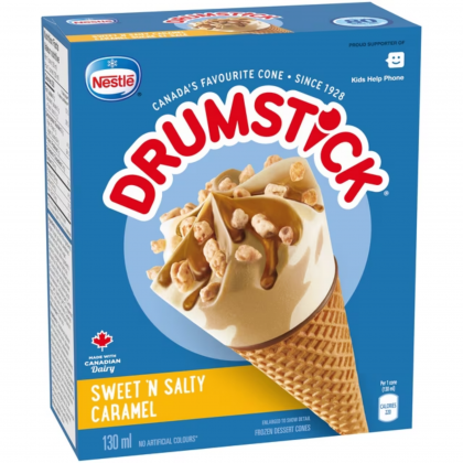 DRUMSTICK Sweet And Salty Caramel Cone