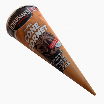 Dark Chocolate Ice Cream - Chocolate Cone