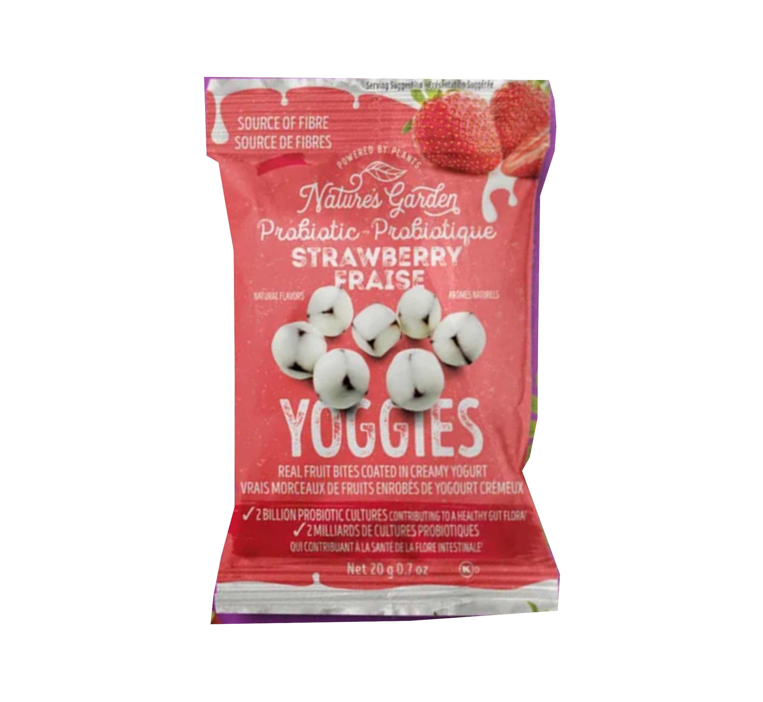 Nature's Garden Probiotic Yoggies - Strawberry