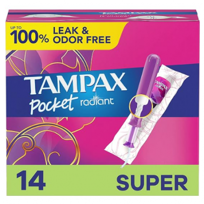 Tampax Radiant Tampons - Super