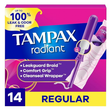 Tampax Radiant Tampons - Regular